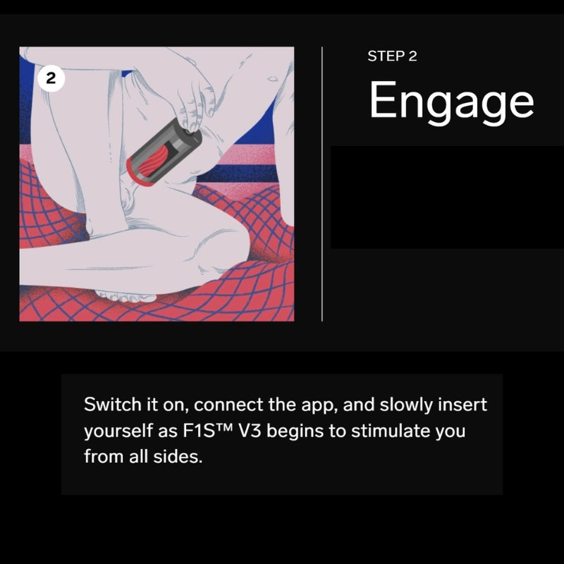 how to use LELO F1S V3 step 2 engage