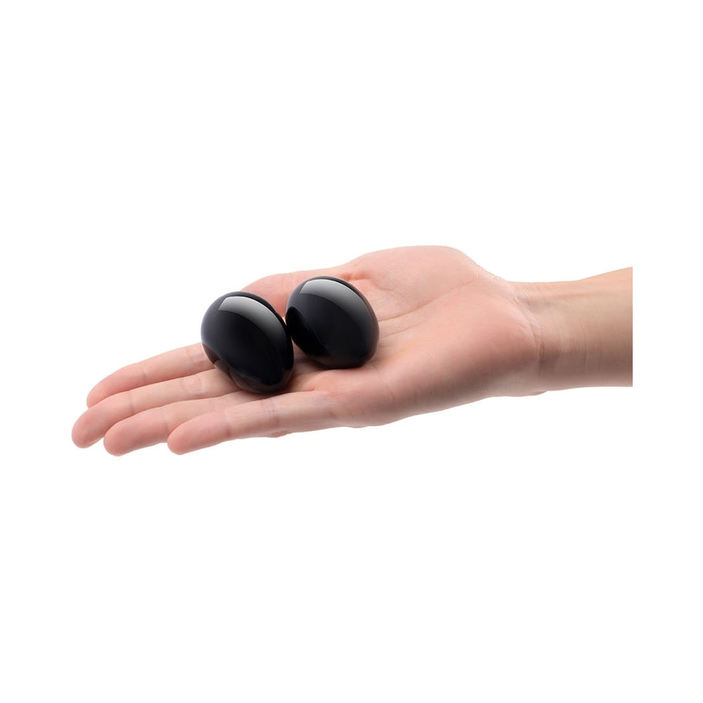 Le Wand Crystal Yoni Eggs-Black Obsidian-