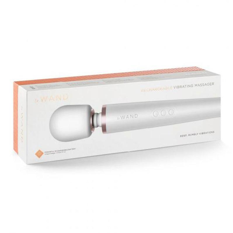 Le Wand Rechargeable Vibrating Massager-Pearl White-