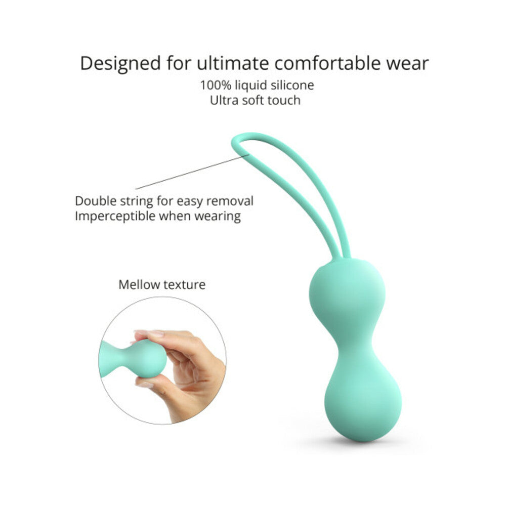 Love to Love Joia Silicone Kegel Balls-Enjoy Mint-
