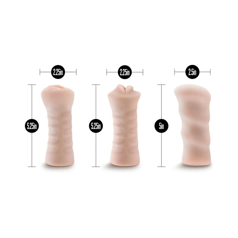 M for Men Self-Lubricating Strokers 3 Pack-
