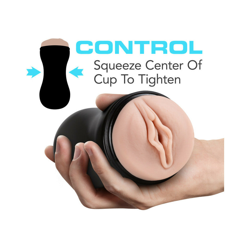 M for Men Self-Lubricating Vagina Stroker with Orbs-