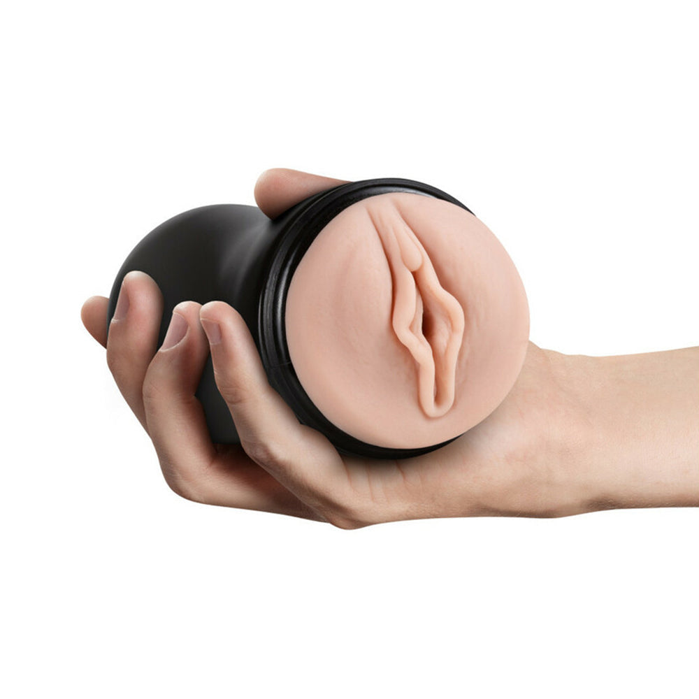 M for Men Self-Lubricating Vagina Stroker with Ridges-
