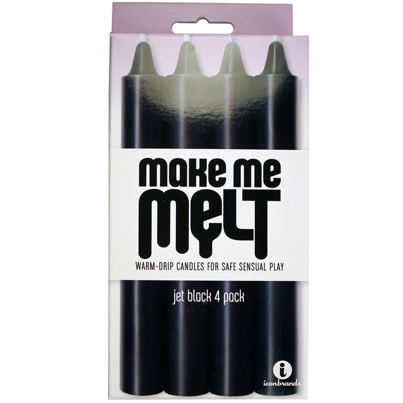 Make Me Melt Wax Play Candles-Black-
