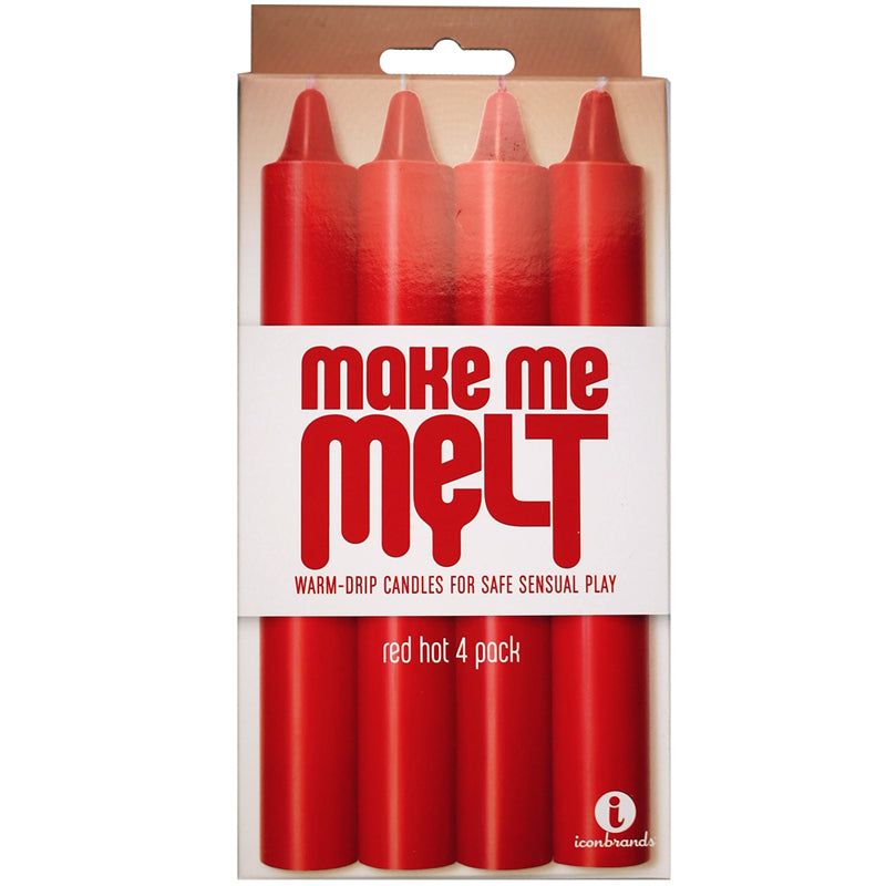 Make Me Melt Wax Play Candles-Red-