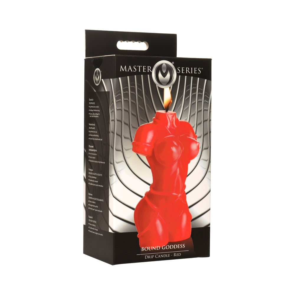 Master Series Bound Goddess Drip Candle-Black-