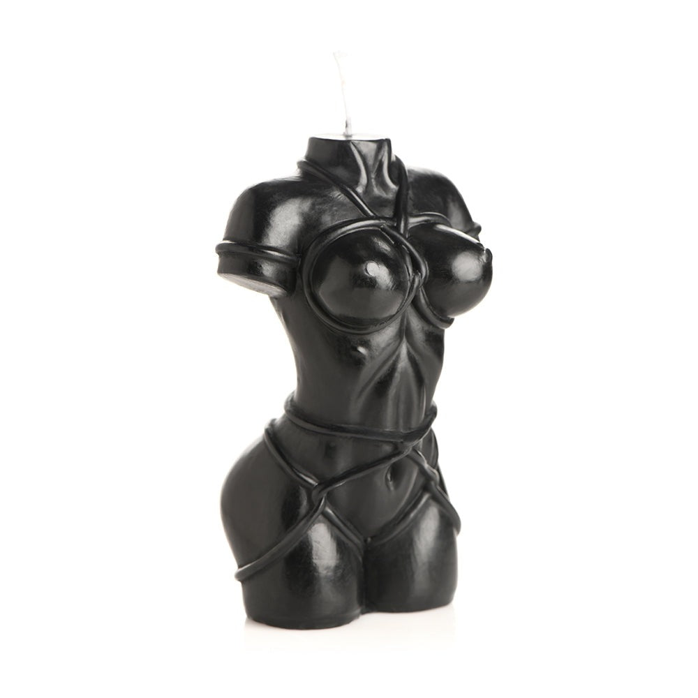 Master Series Bound Goddess Drip Candle-Black-
