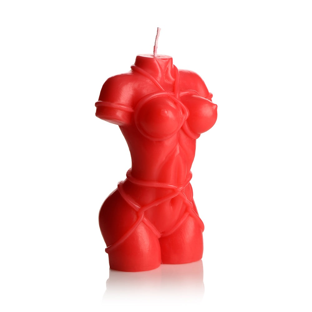 Master Series Bound Goddess Drip Candle-Red-