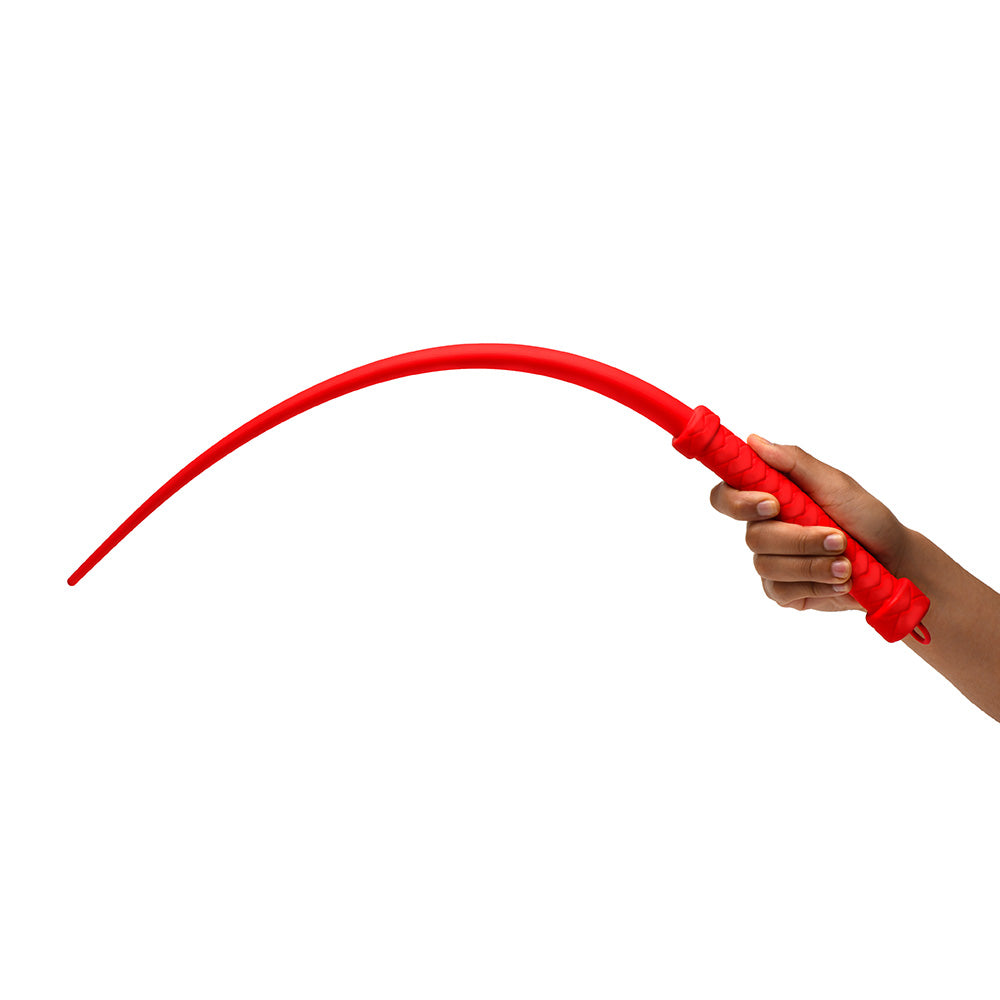 Master Series Viper Tail Silicone Whip-Red-