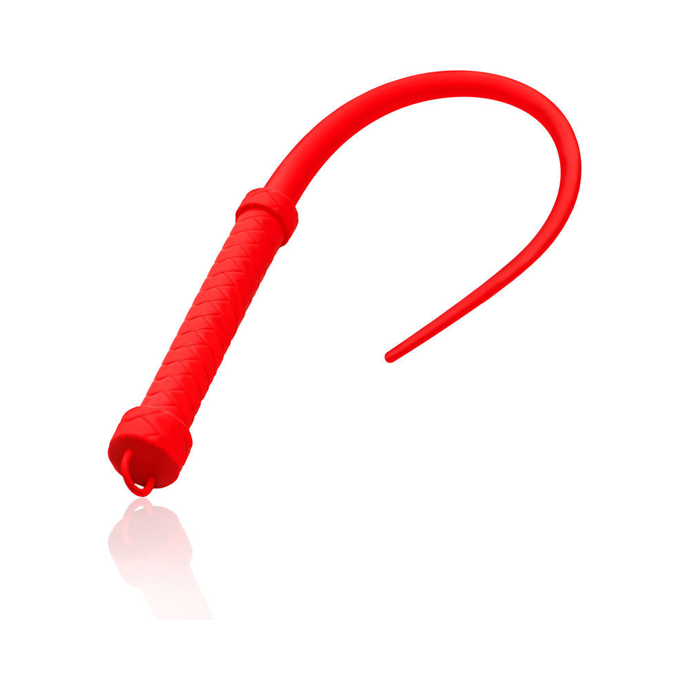 Master Series Viper Tail Silicone Whip-Red-