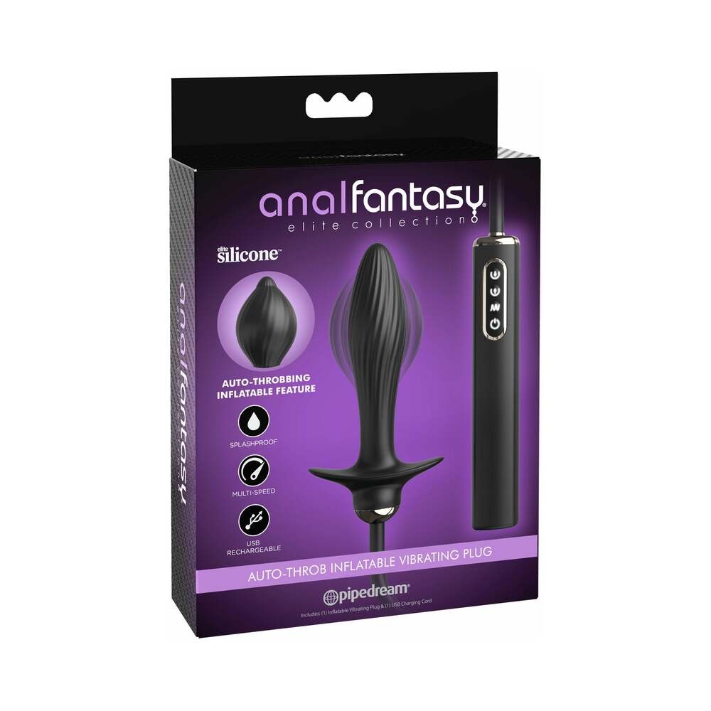 Pipedream Elite Auto-Throb Inflatable Vibrating Plug-