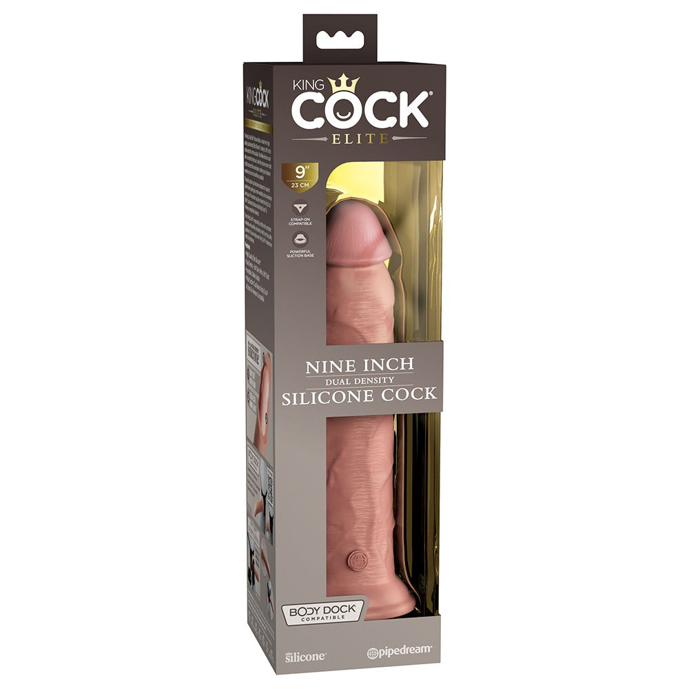 Pipedream King Cock Elite 9 in. Dual Density Dildo-