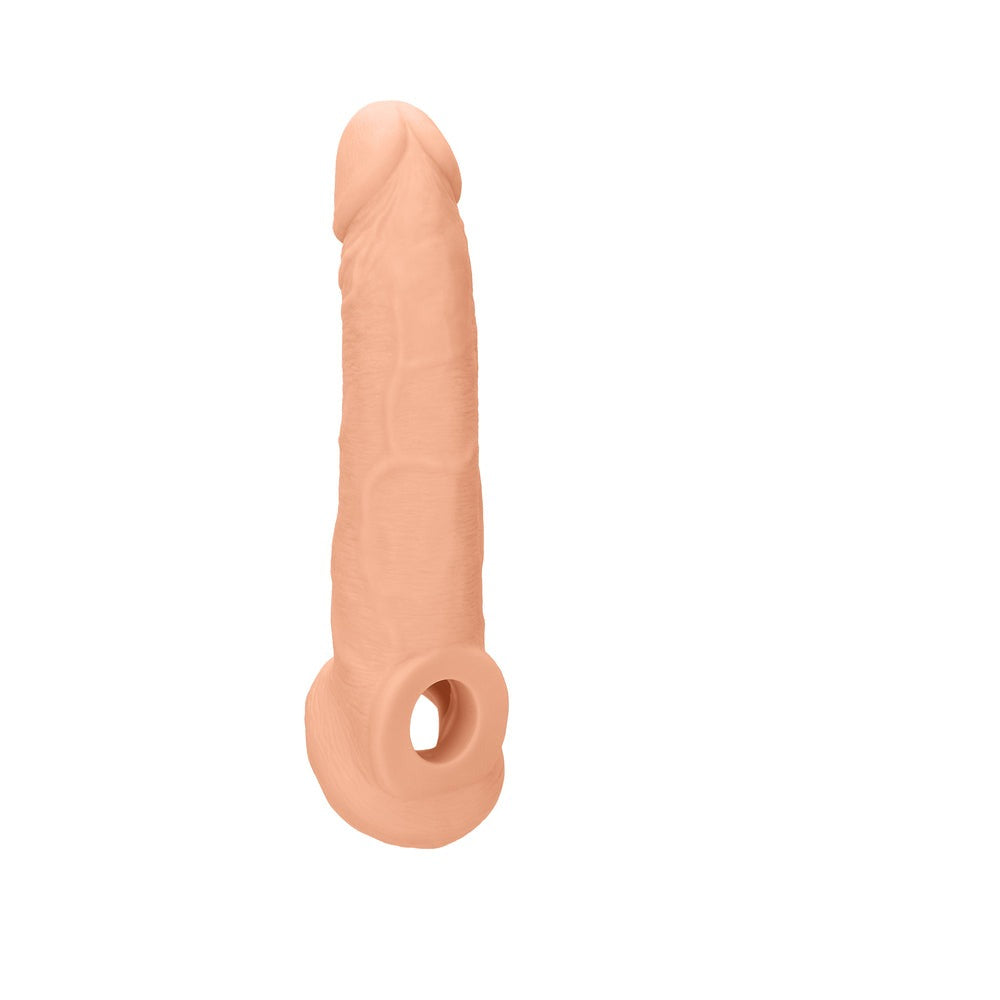 RealRock 9 Inches Penis Extender-Beige-