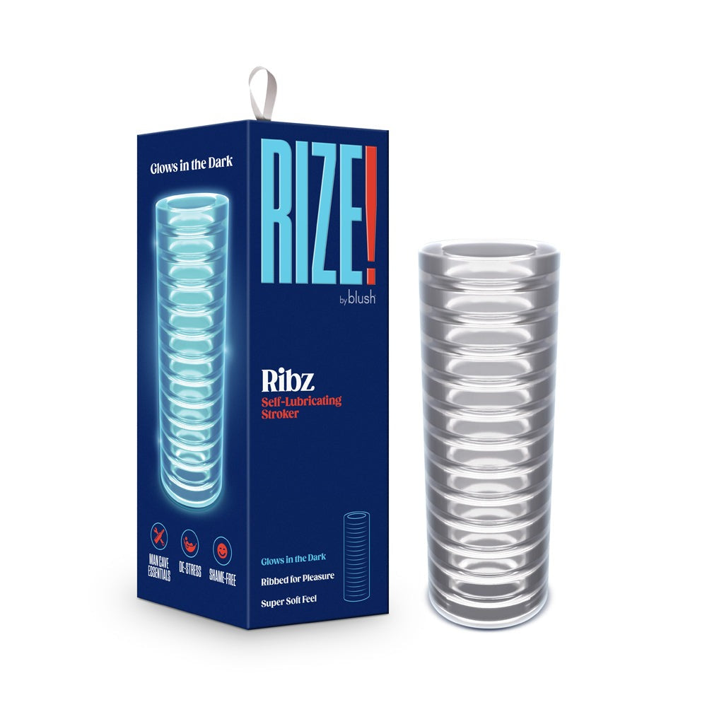 RIZE! Ribz Glow in the Dark Self-Lubricating Stroker-