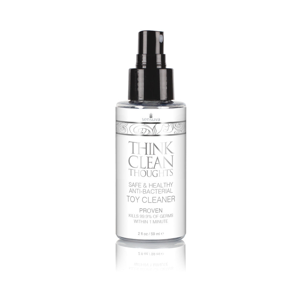 Sensuva Think Clean Thoughts Anti-Bacterial Toy Cleaner-2 oz-