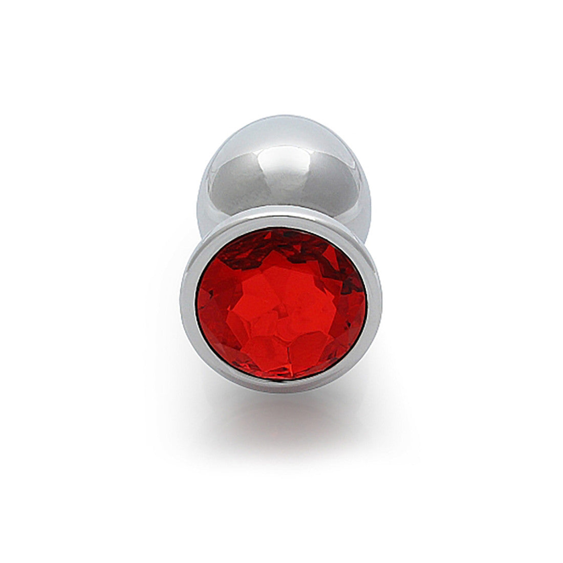 Shots Ouch Round Gem Butt Plug Large-Diamond-
