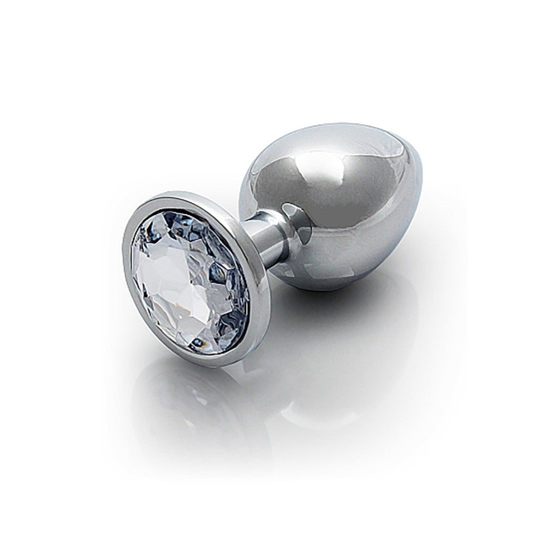 Shots Ouch Round Gem Butt Plug Large-Diamond-