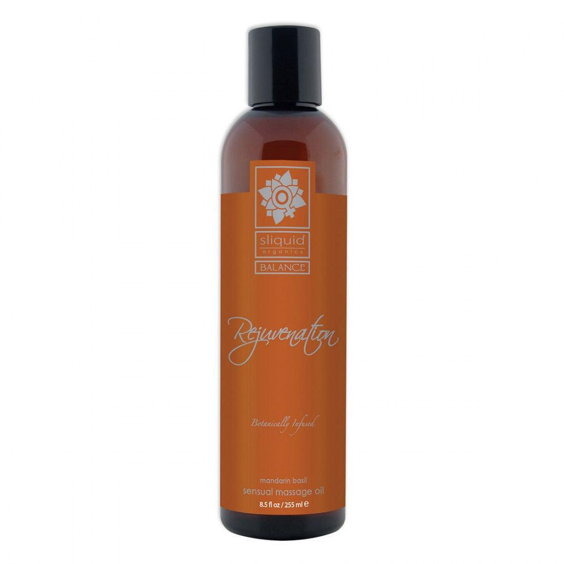 Sliquid Organics Massage Oil Rejuvenation-8.5 oz-