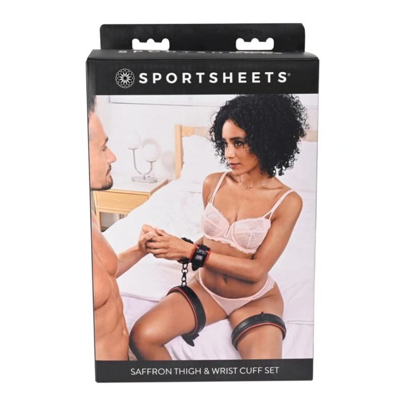 Sportsheets Saffron Thigh & Wrist Cuff Set-