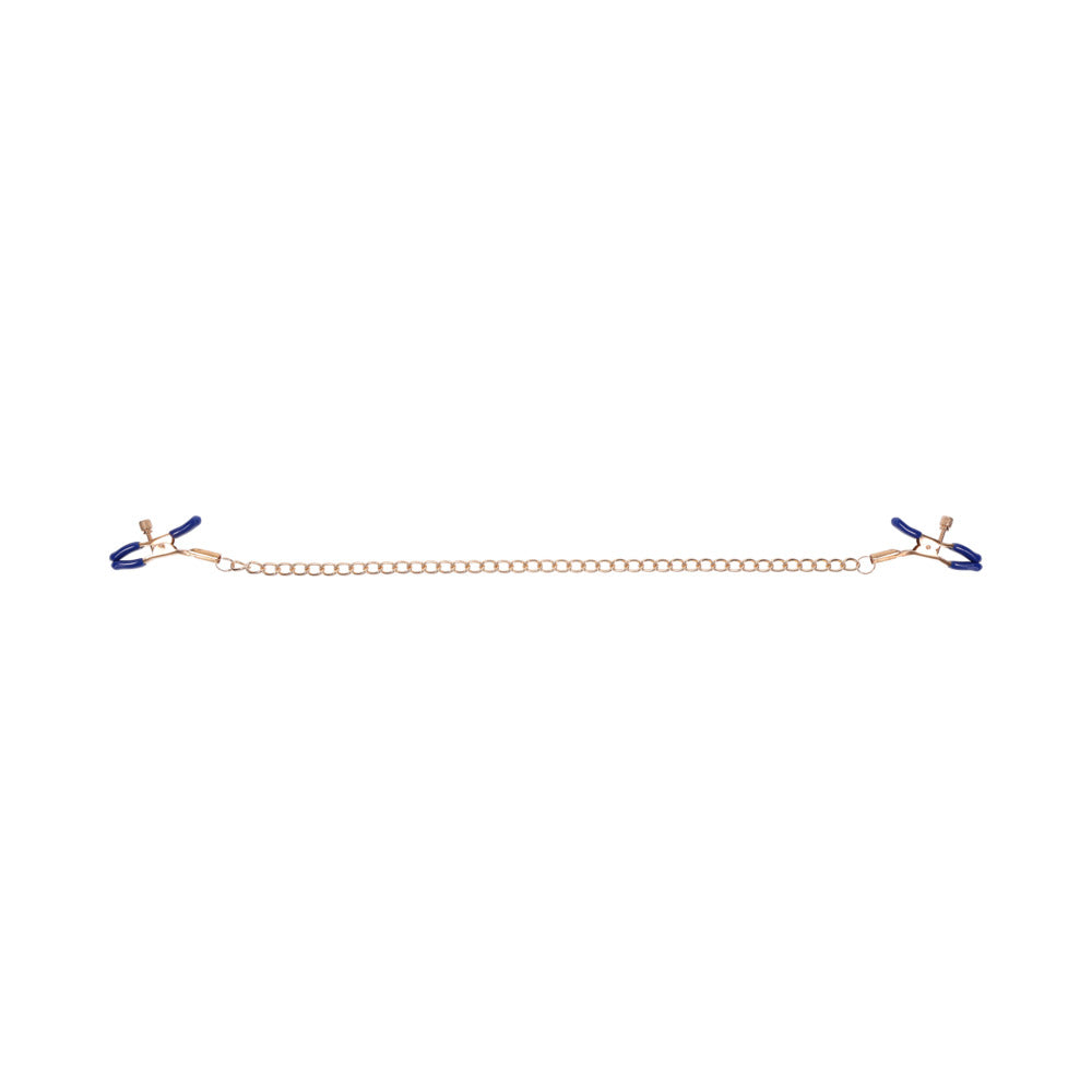Sportsheets Sex & Mischief Cougar Chained Nipple Clamps-