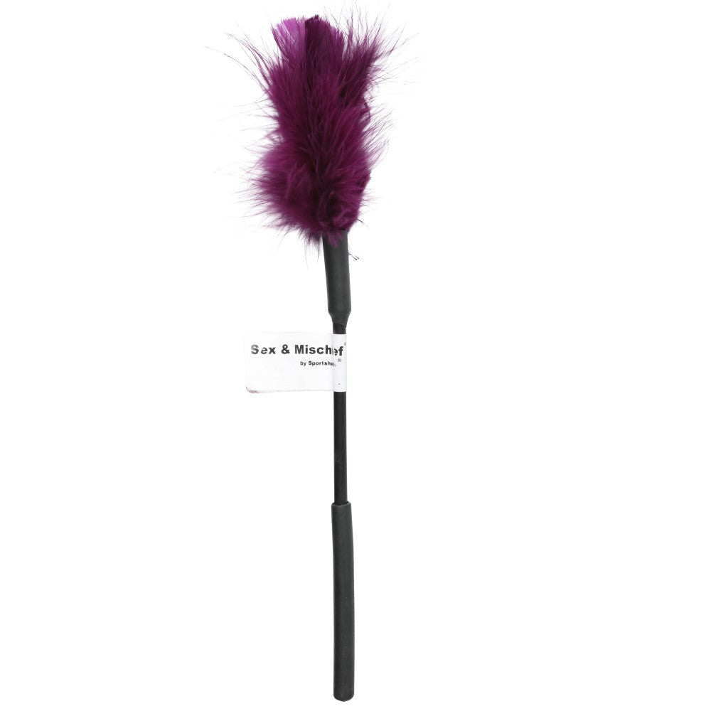 Sportsheets Sex & Mischief Feather Tickler-Purple-