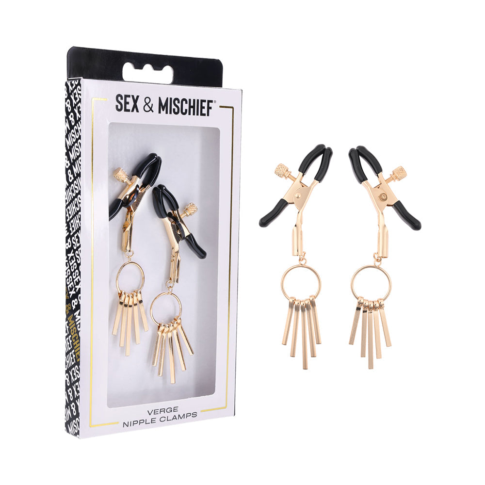 Sportsheets Sex & Mischief Verge Nipple Clamps-