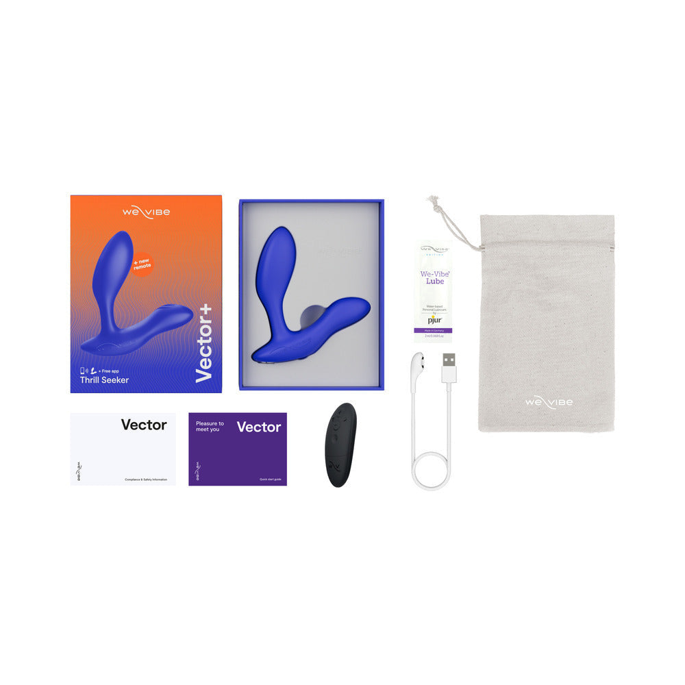 We-Vibe Vector +-Intimacy Devices-Royal Blue-