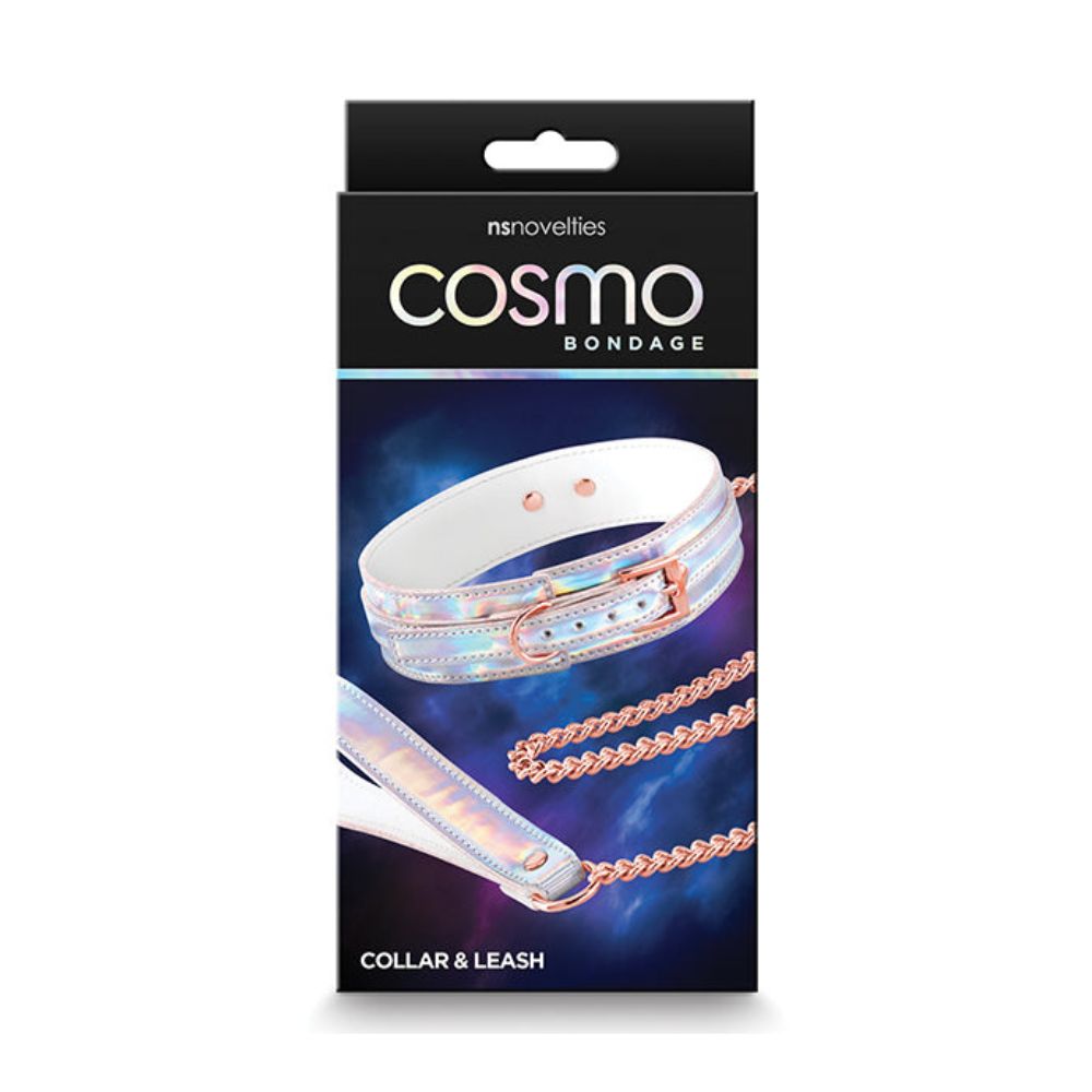 Cosmo Bondage Collar & Leash Rainbow packaging
