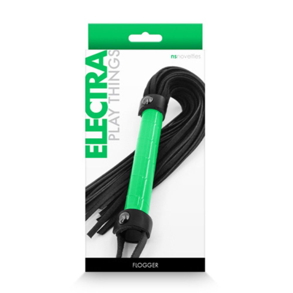 Packaging for the green Electra Flogger