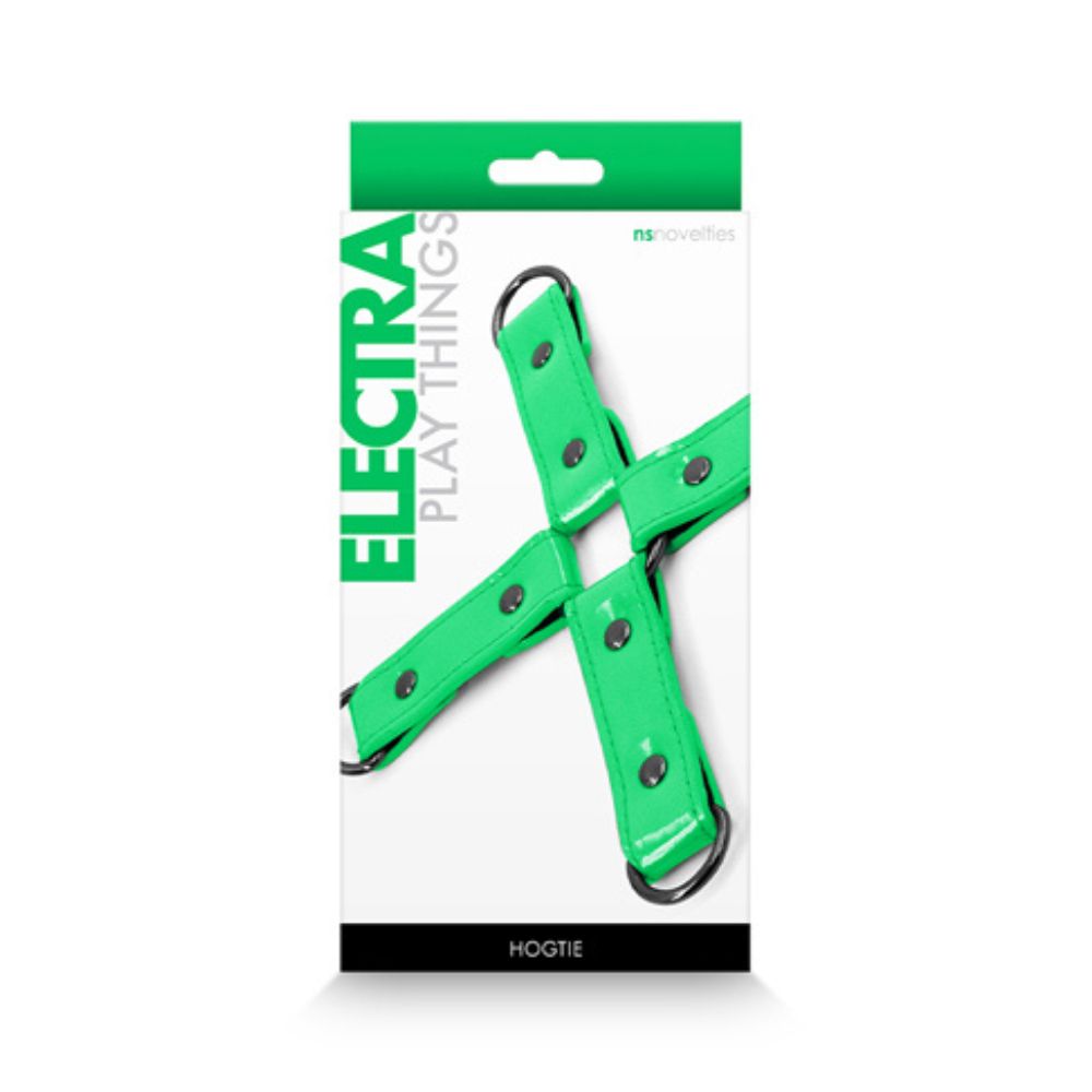Packaging for the green Electra Hog Tie