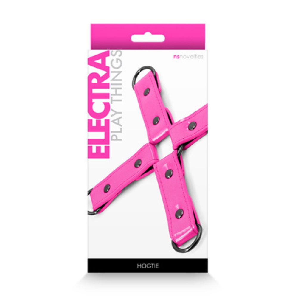 Packaging for the pink Electra Hog Tie