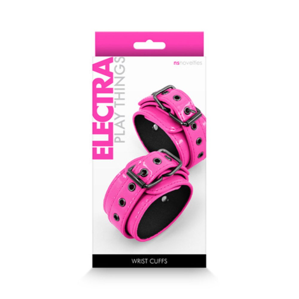 Pink Electra Wrist Cuffs packaging