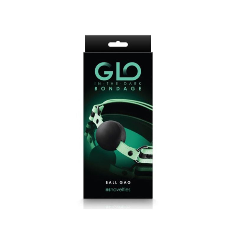 The box that the GLO Bondage Ball Gag come in
