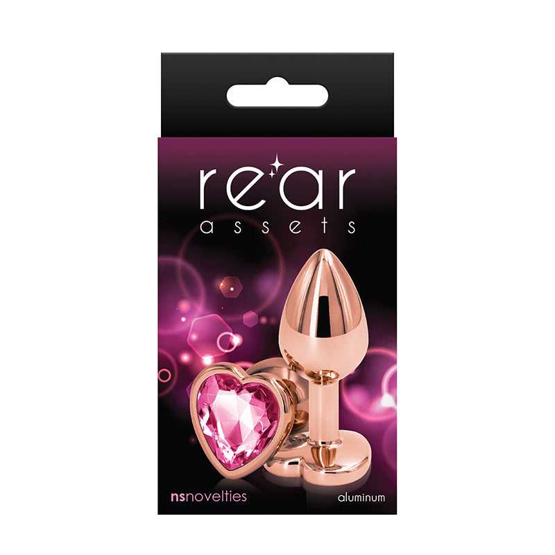 Rear Assets Rose Gold Heart Medium Pink plug box