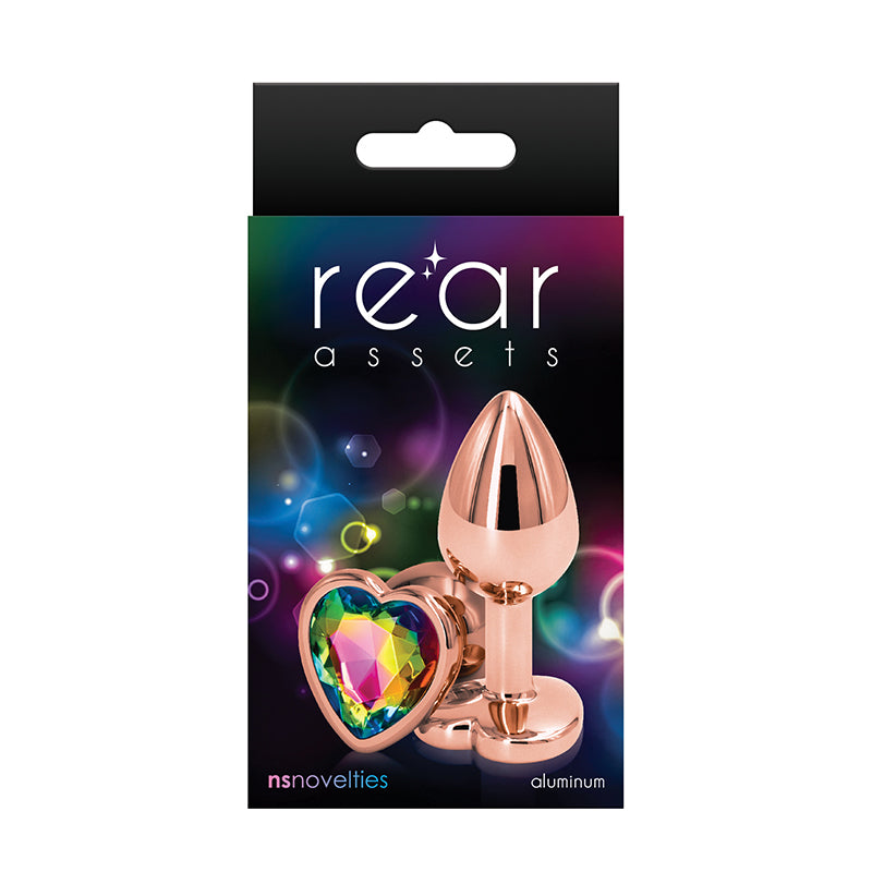 Rear Assets Rose Gold Heart Medium Rainbow plug box