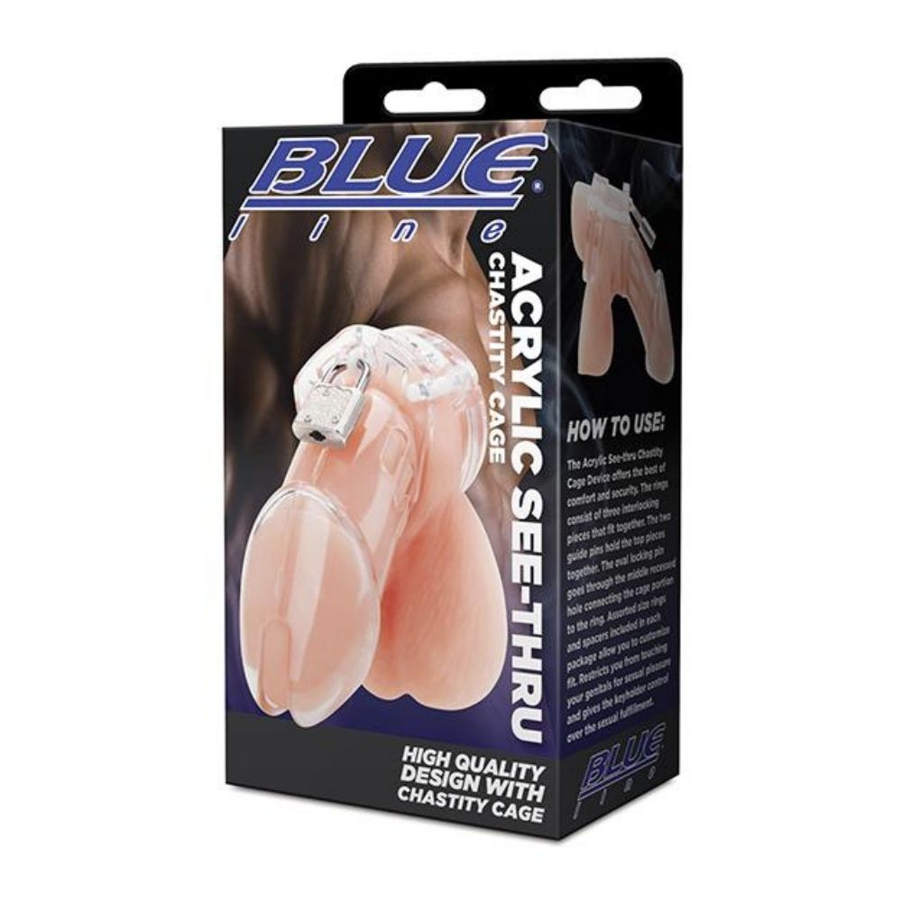 Acrylic See Thru Chastity Cage Box