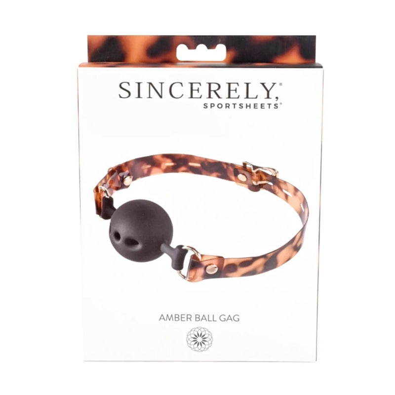 Amber Breathable Ball Gag-