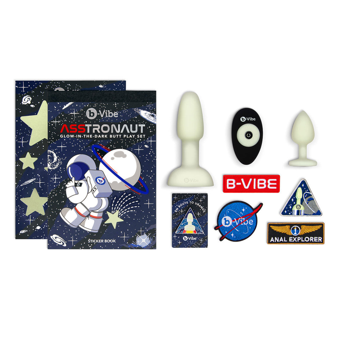 Asstronaut Glow-in-the-Dark Butt Play Set-