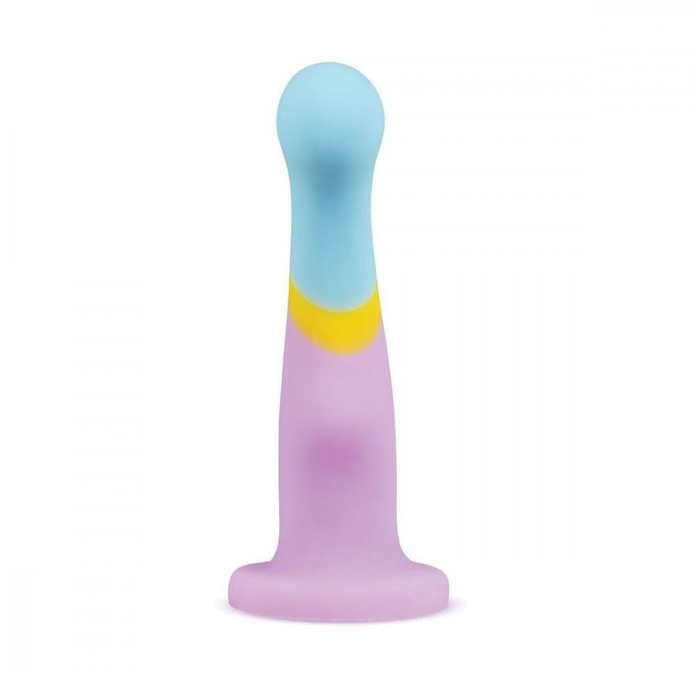 Avant D14 Heart of Gold standing upright on its suction cup base showing the underside of the toy