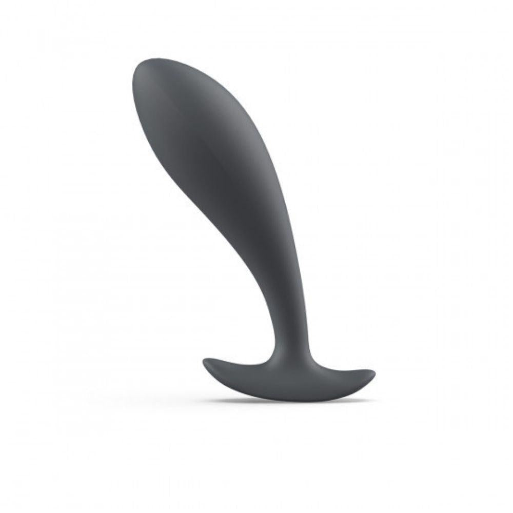 B Swish Bfilled Basic Slate Plug standing upright on its base
