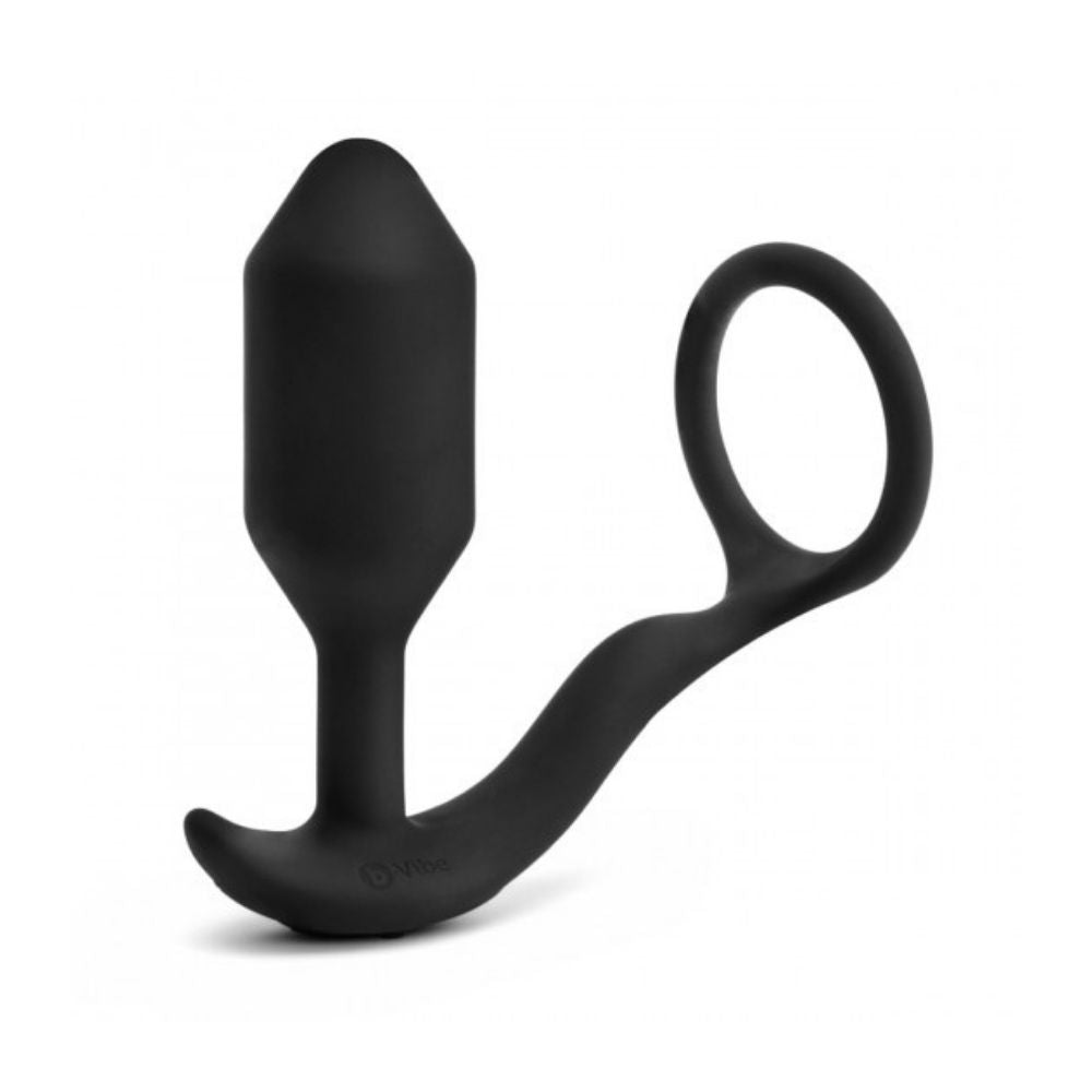 Medium B-Vibe Vibrating Snug & Tug standing upright on its base