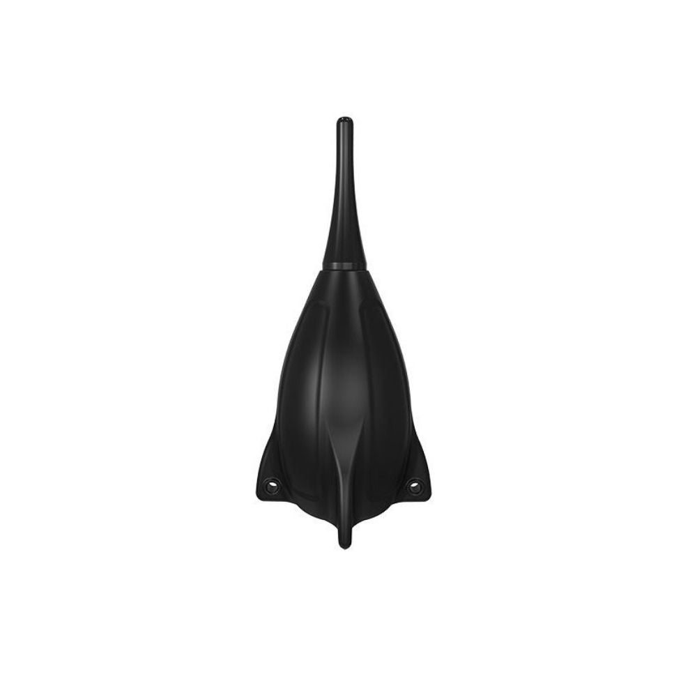 Bathmate Hydro Rocket Douche standing on base with the nozzle pointing upward