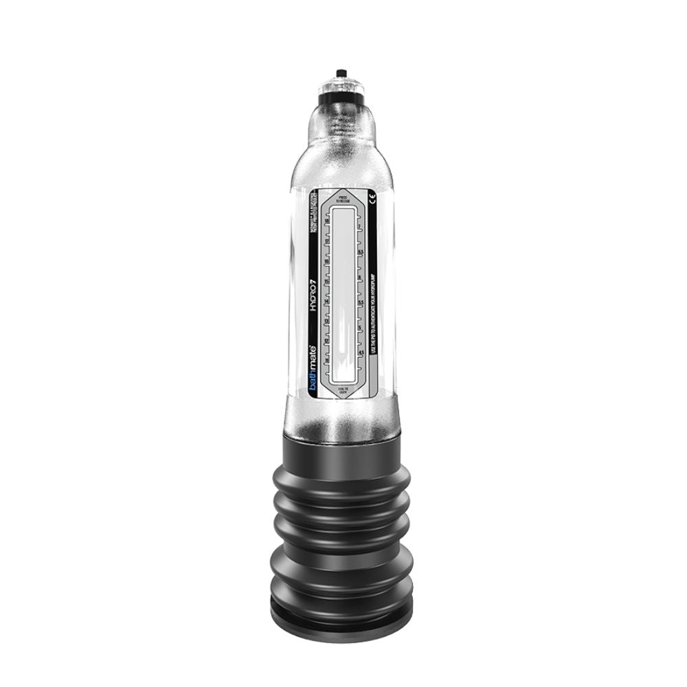 Bathmate Hydro7 Clear standing upright on its base