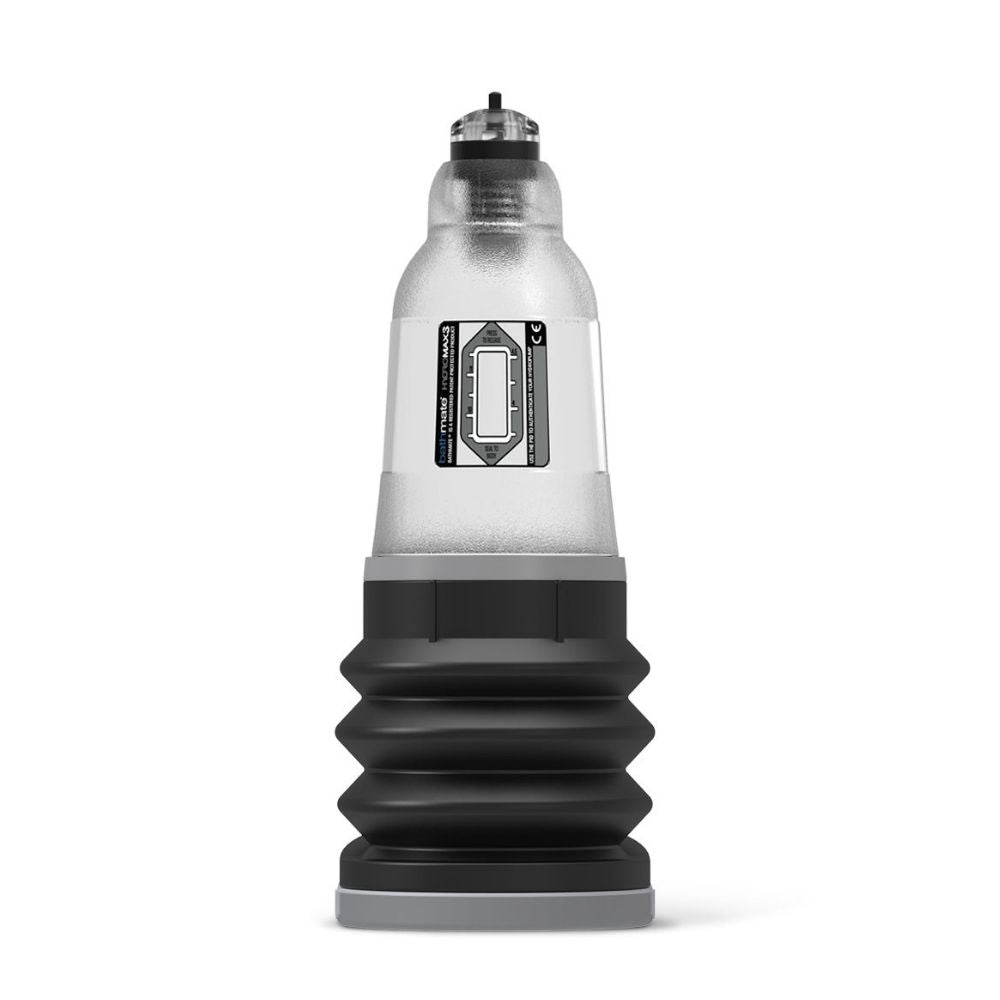 Bathmate Hydromax 3 Clear standing upright on its base