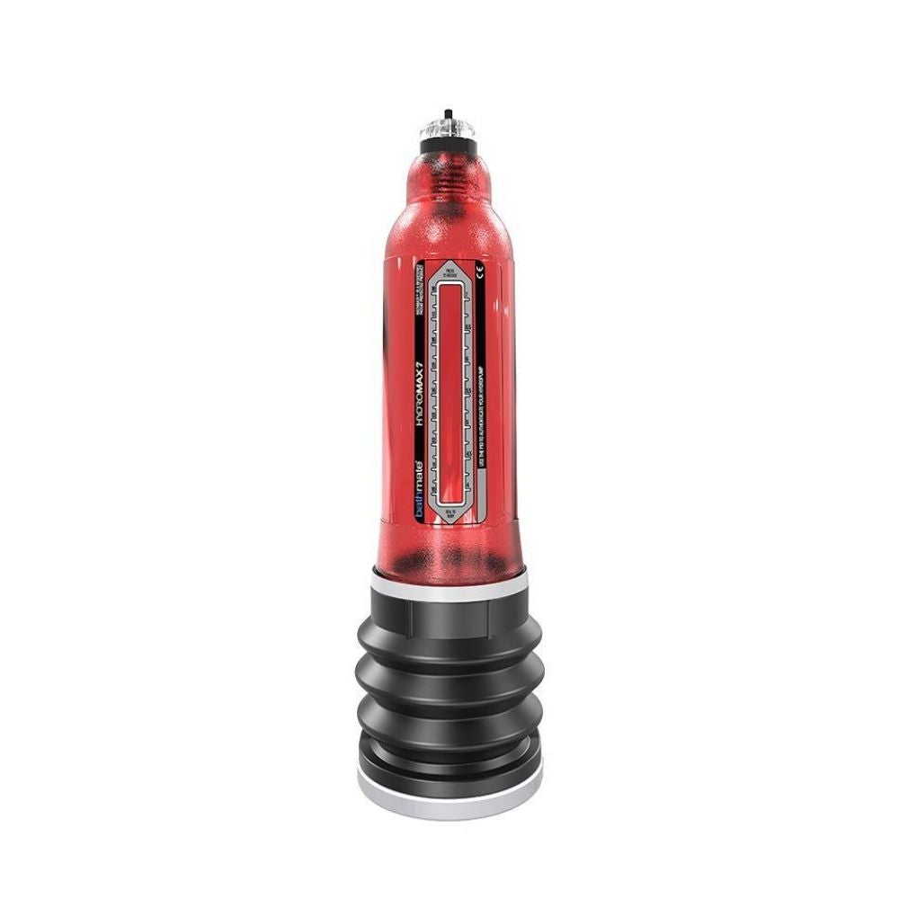 Bathmate Hydromax 7 Red standing upright on its base