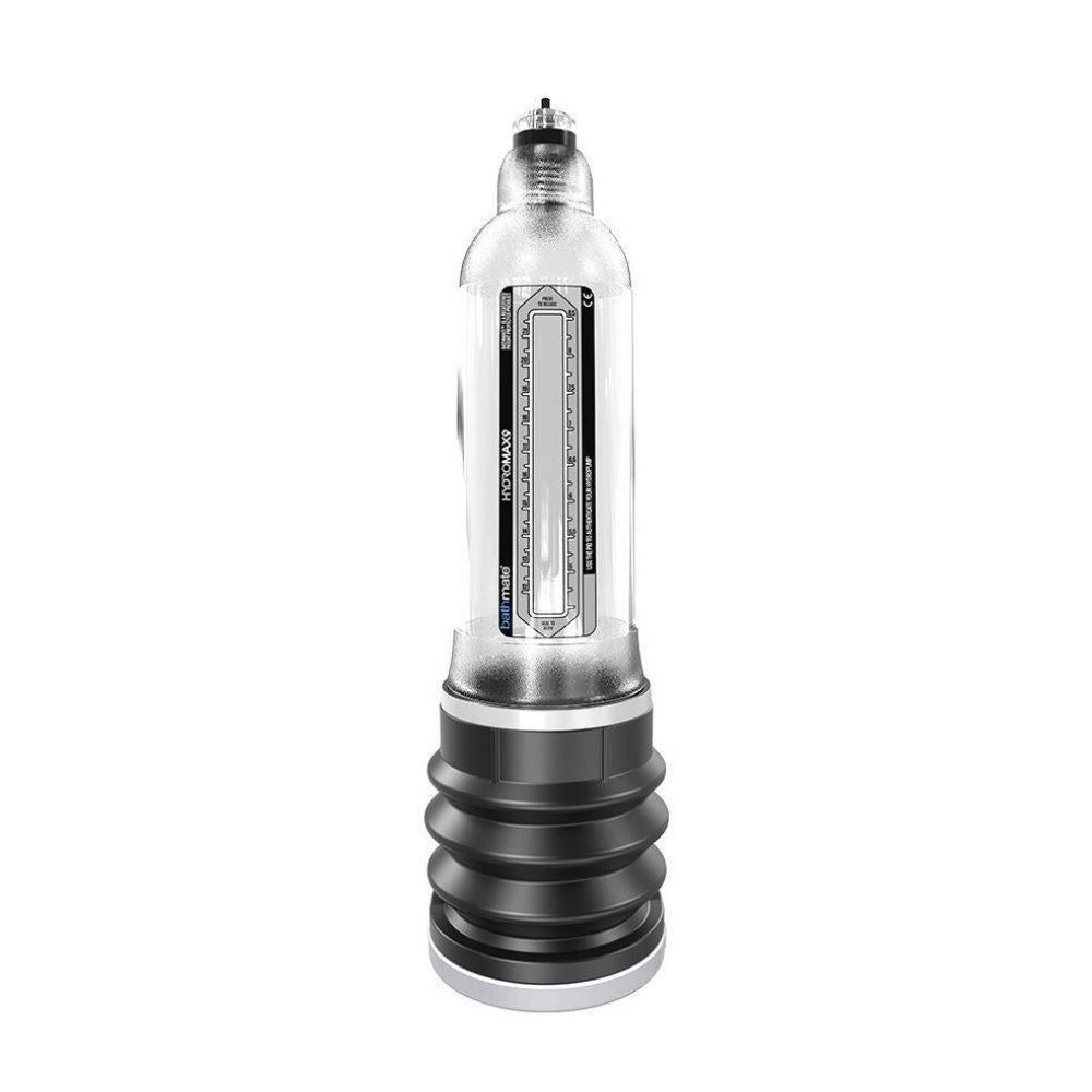 Bathmate Hydromax 9 Clear standing upright on its base