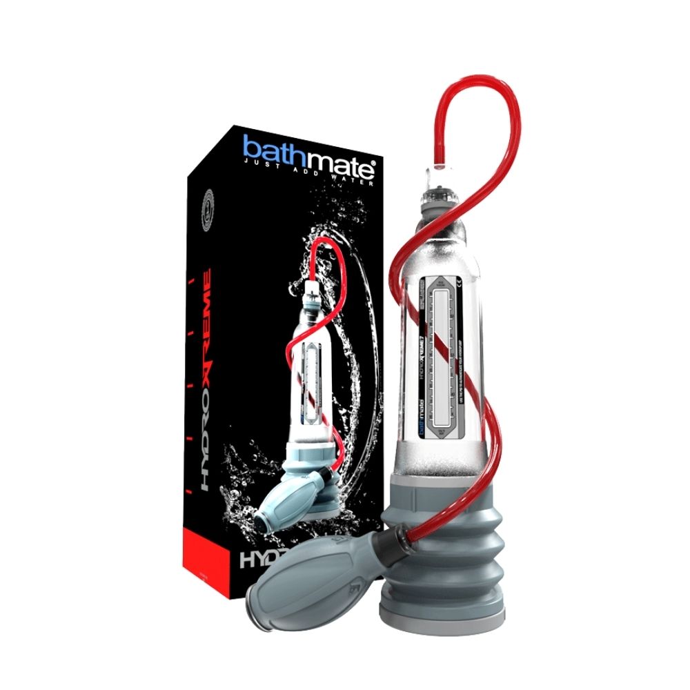 Bathmate HYDROXTREME 7 Clear beside the box it comes in