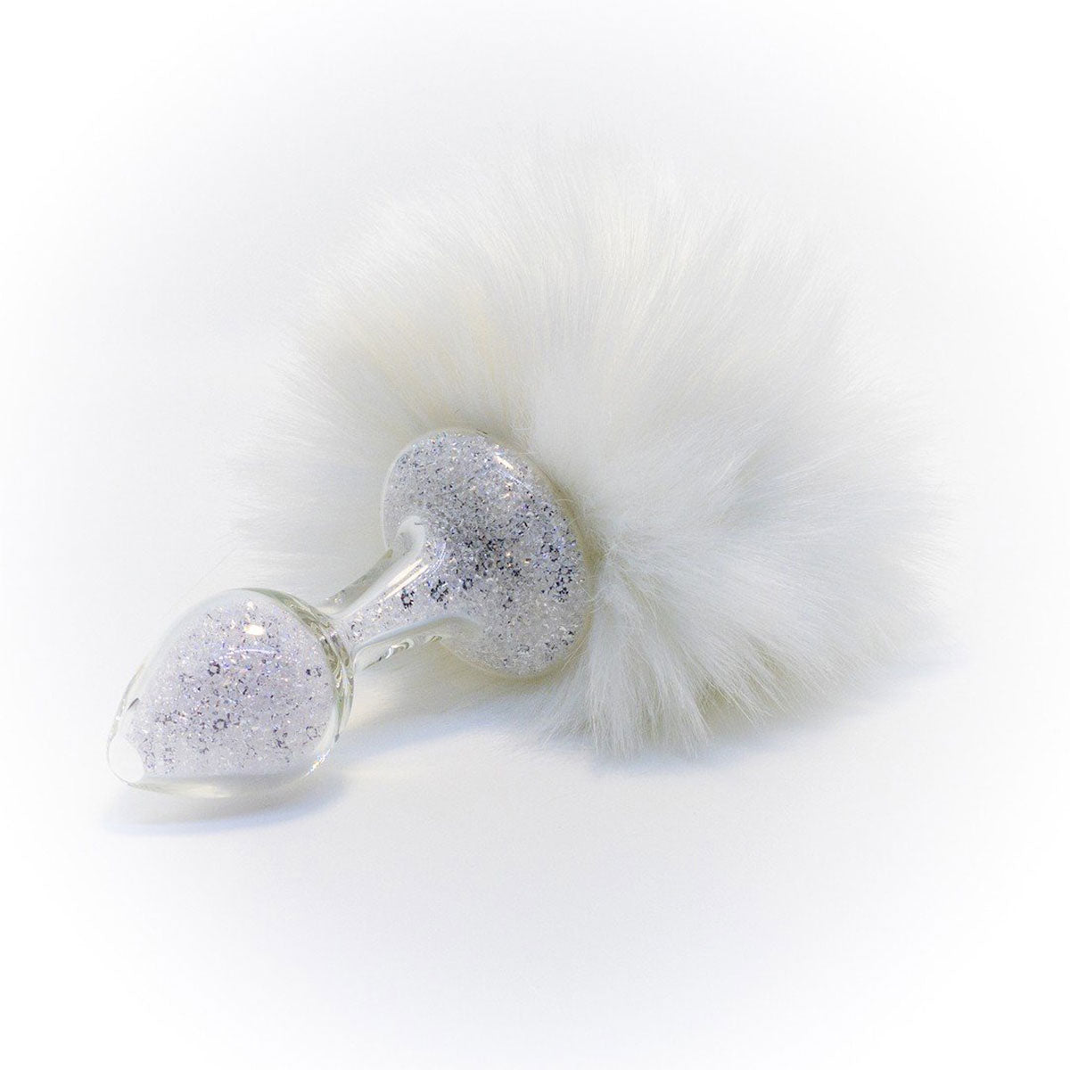 Crystal Delights Magnetic Sparkle Bunny Tail-Exclusives-White-