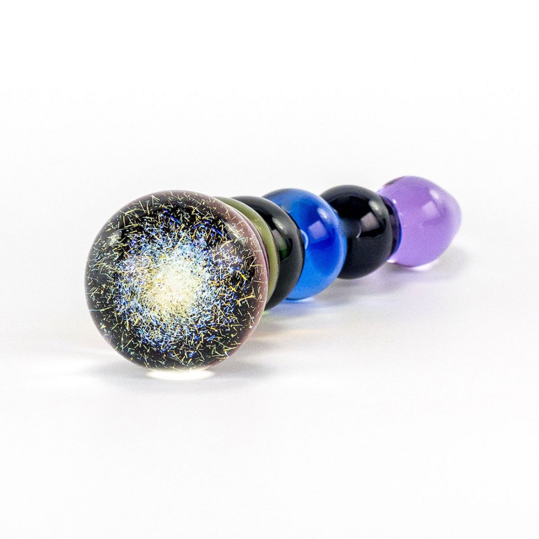 Crystal Delights Rainbow Bubble Dildo-