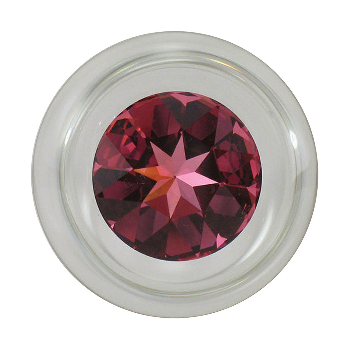 Crystal Delights Small Clear Plug-Exclusives-Pink-